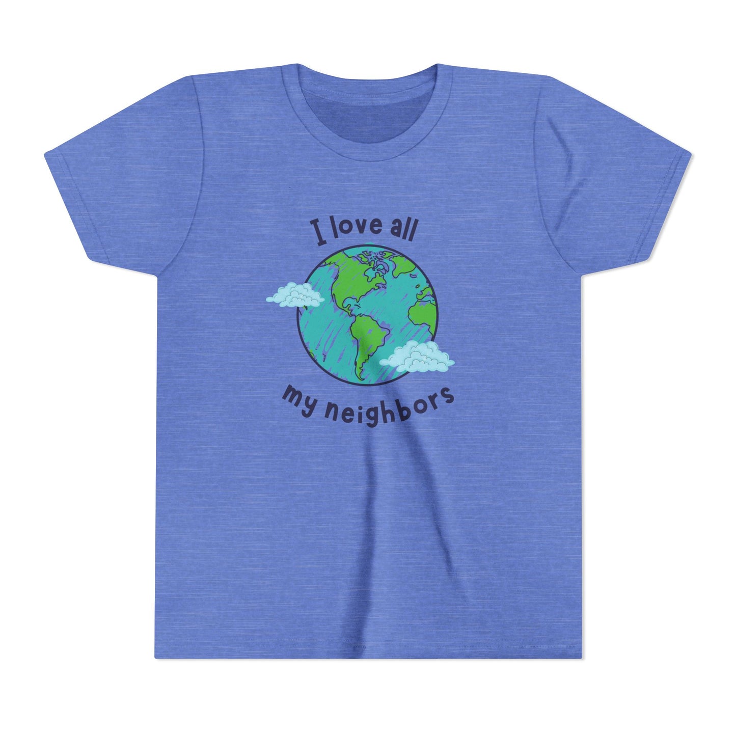 I Love All My Neighbors Youth Short Sleeve Tee