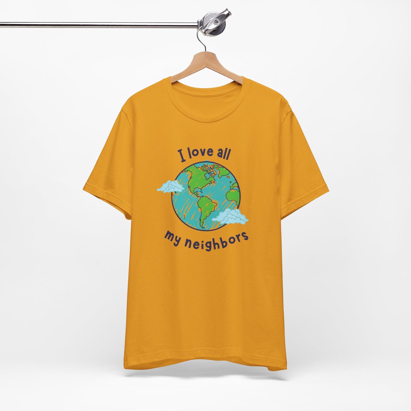 I Love All My Neighbors Unisex Jersey Short Sleeve Tee