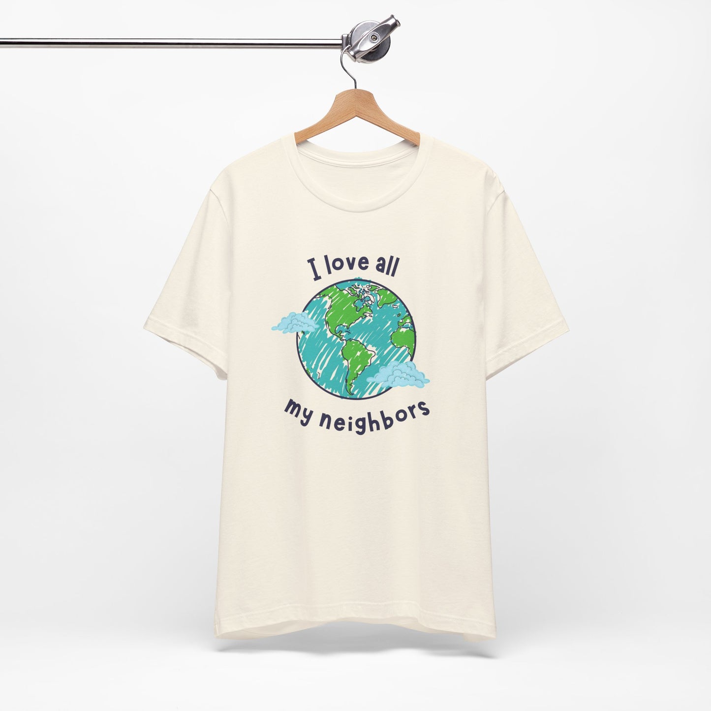 I Love All My Neighbors Unisex Jersey Short Sleeve Tee